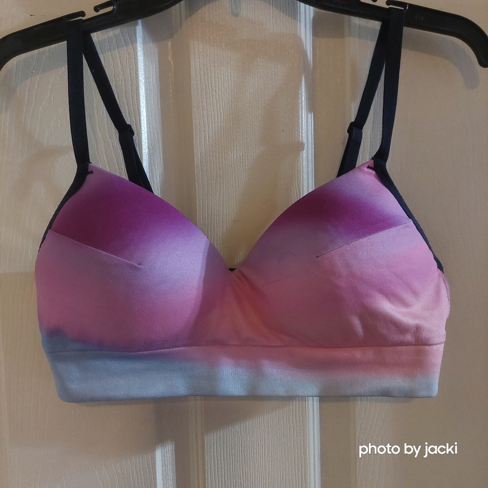 Multicolor Padded Push Up Convertible Bra, Size L